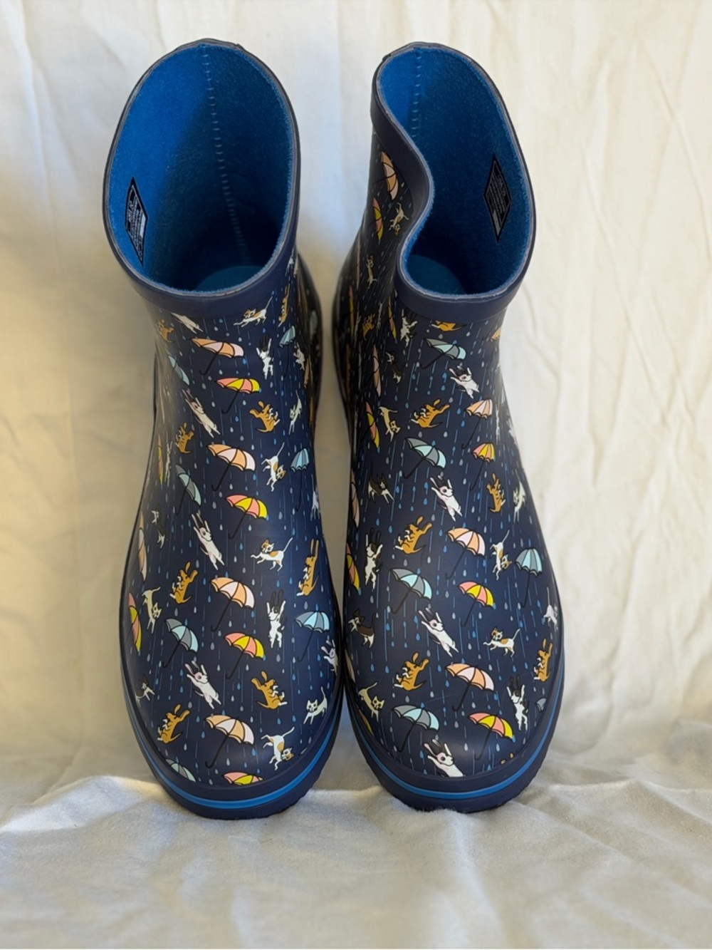 BOBS Navy Rain Boots with Umbrella Print - Picture 3 of 6